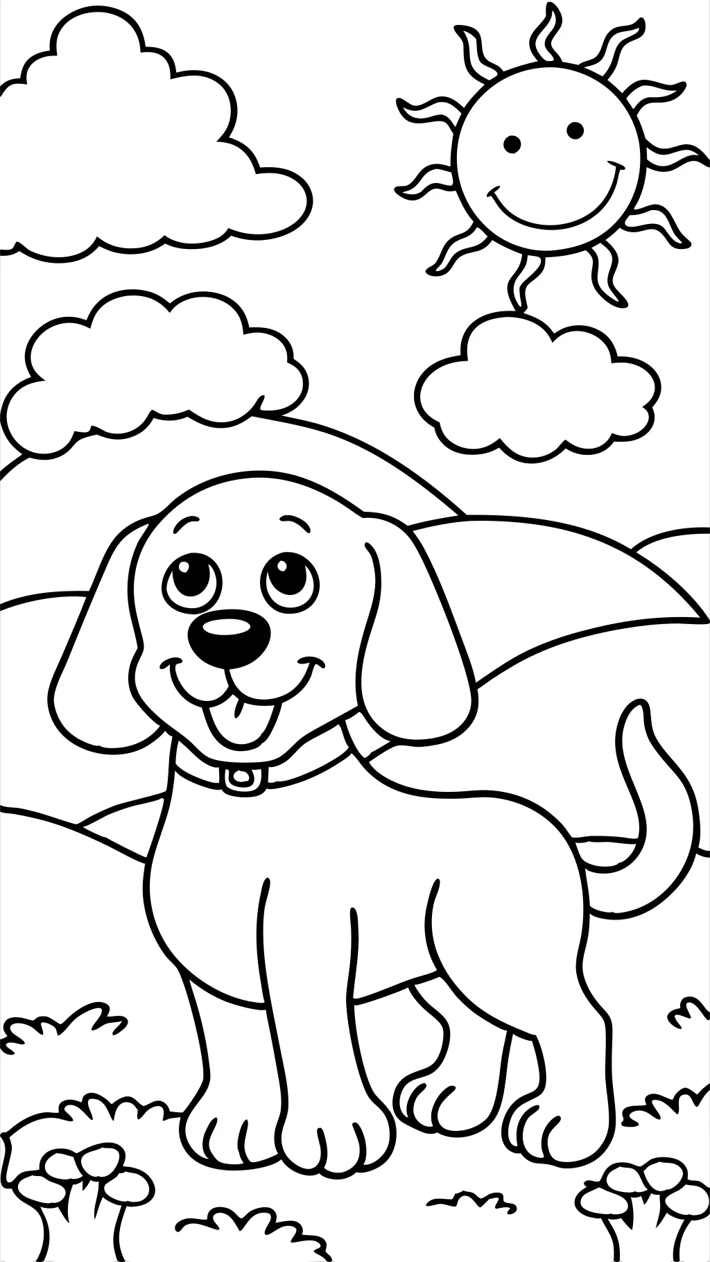 clifford the dog coloring pages